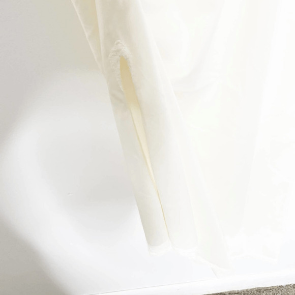 Vintage 60s SEARS The Doesn't Slip Nylon Anti cling White Full Slip Lingerie 36 - Picture 3 of 6